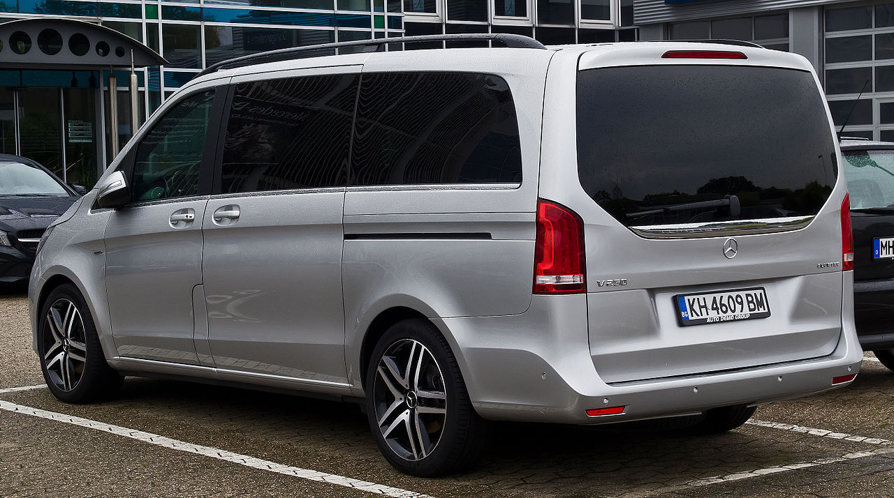 Le Mercedes classe V, un véhicule idéal pour le transport de